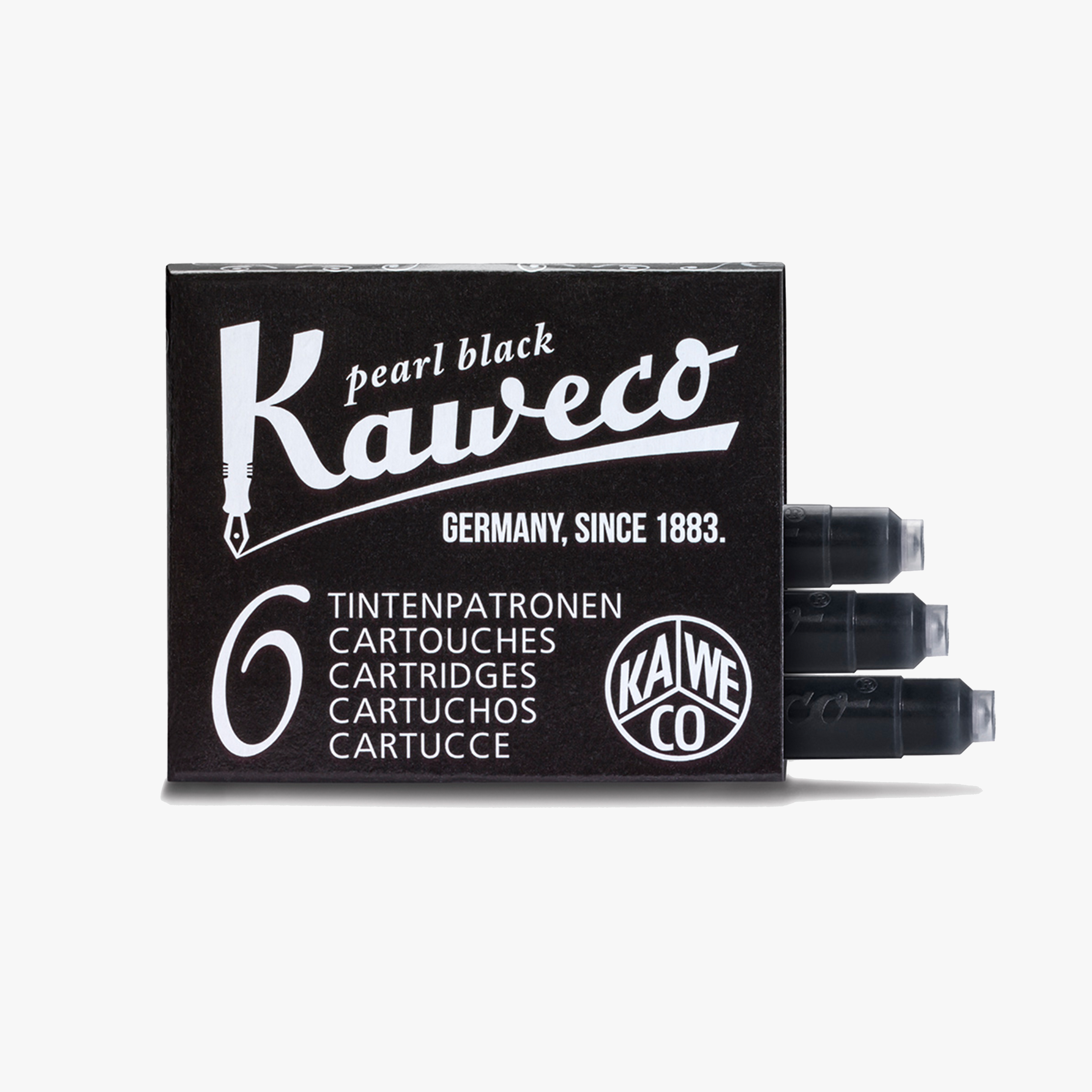 Naboje do piór Kaweco - Pearl Black