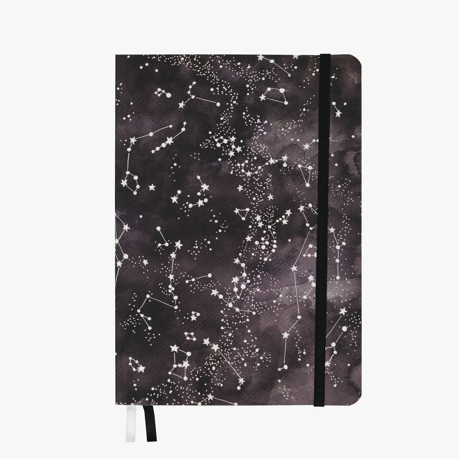 Starry night - notes w kropki (A5) - miękka oprawa, 120gsm (MIX - papier biały i czarny)