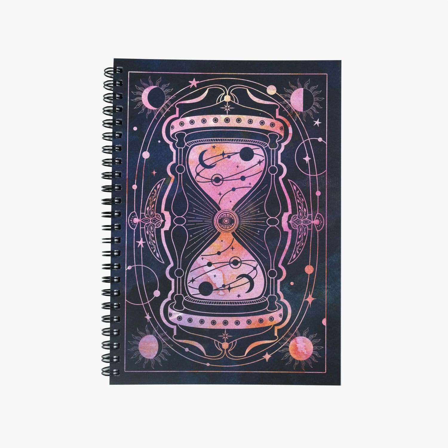 Mystery of Time — kołozeszyt w kropki (A5), miękka oprawa, 120 gsm