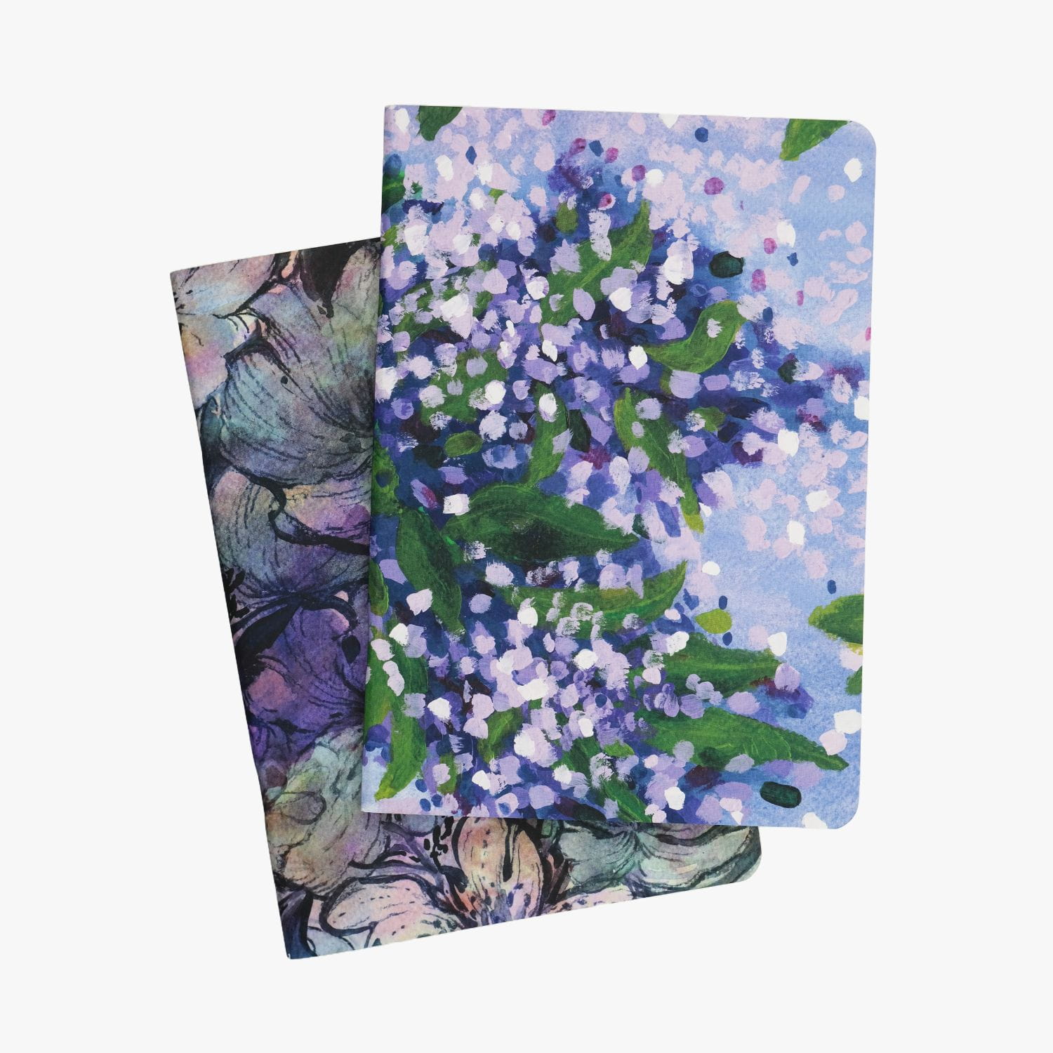 Zestaw 2 dużych zeszytów w kropki - Lilac Fairy, Blossom of Wind (B5), 120 gsm